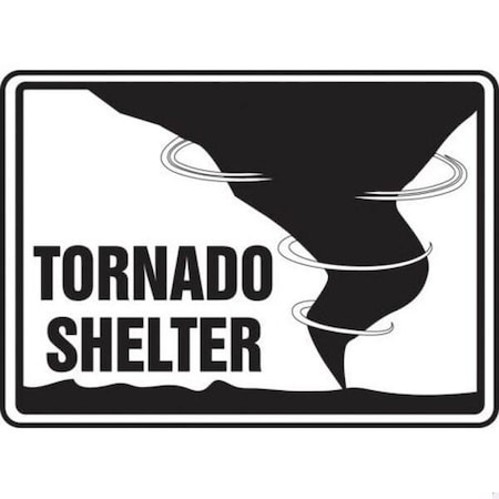 Accuform SAFETY SIGN TORNADO SHELTER MFEX528VA MFEX528VA